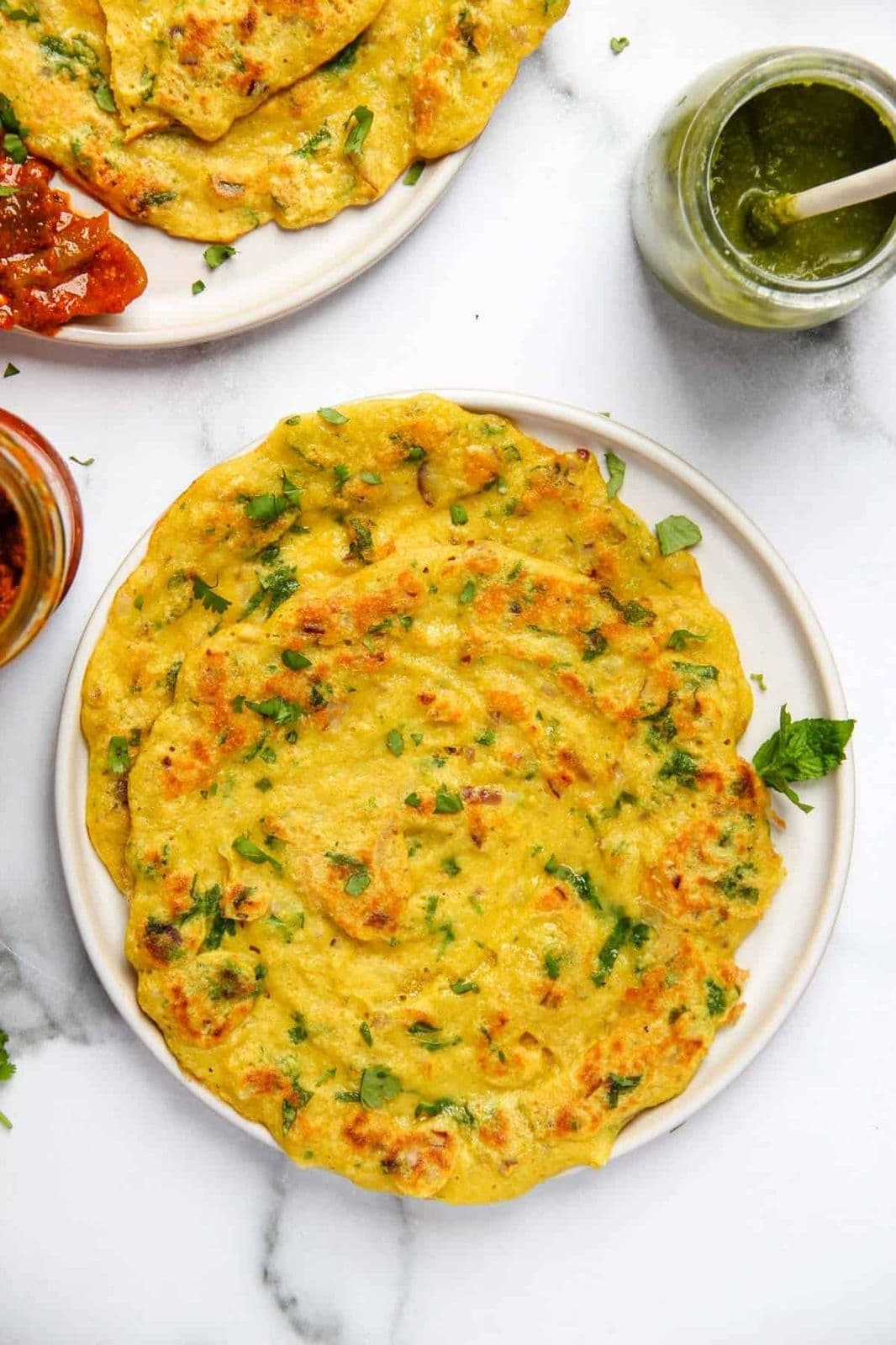 Moong Dal Chilla (Protein Crepe)